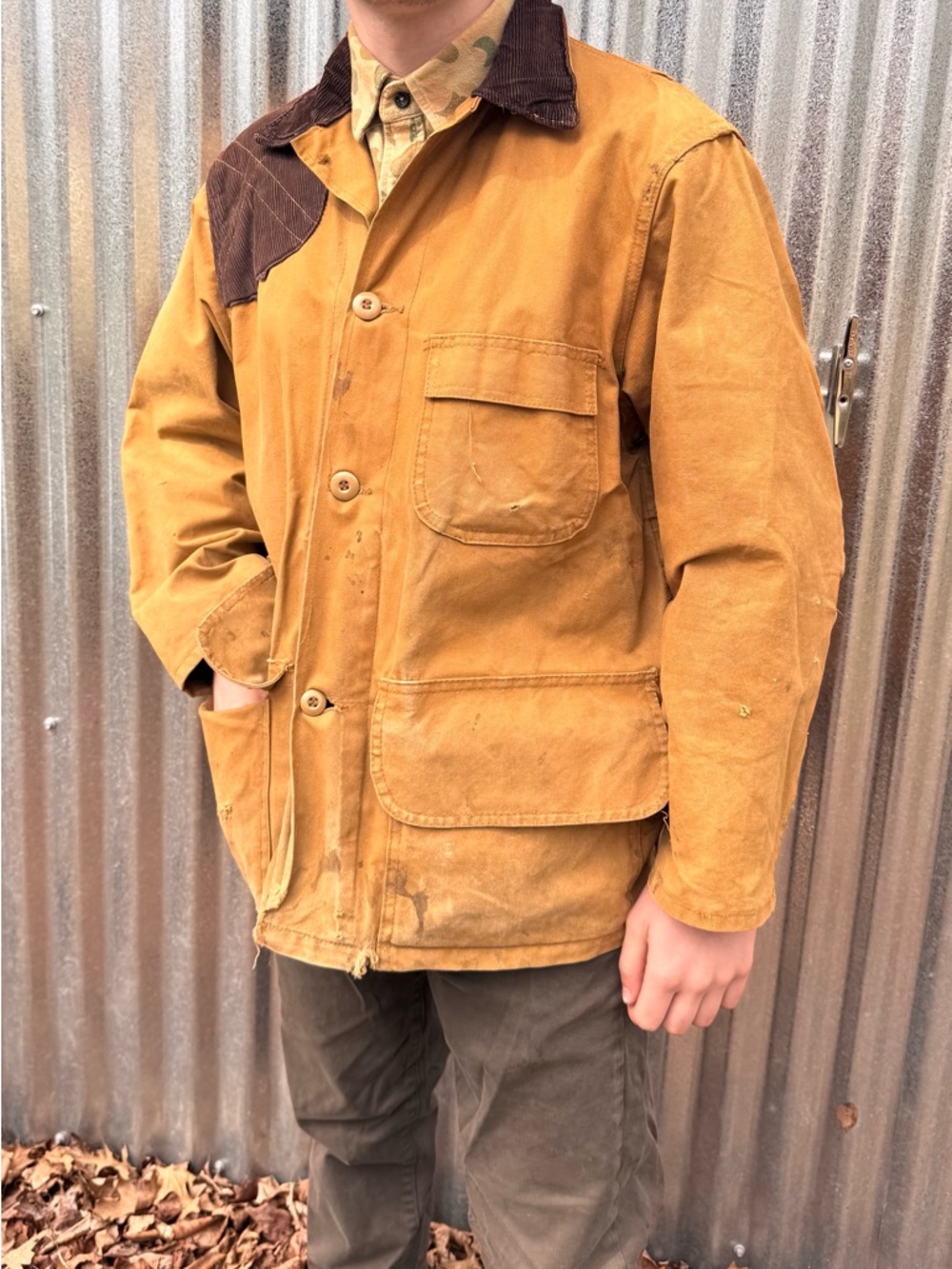 Vintage 40s-50s Carhartt Super Dux Hunting Jacket - Picture 2 of 16